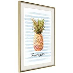 Arkiio Affisch Pineapple and Stripes [Poster] 30x45 Poster